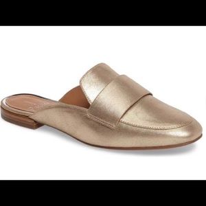 Gold Paolo Loafer Mules